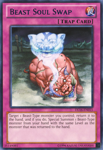 Beast Soul Swap (Blue) [DL16-EN015] Rare | Good Games Adelaide SA