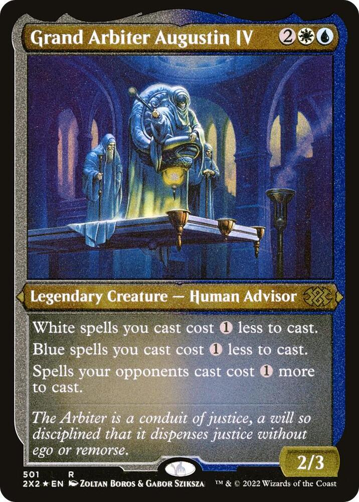 Grand Arbiter Augustin IV Foil Etched 501 (Double Masters 2022)  - Foil | Good Games Adelaide SA