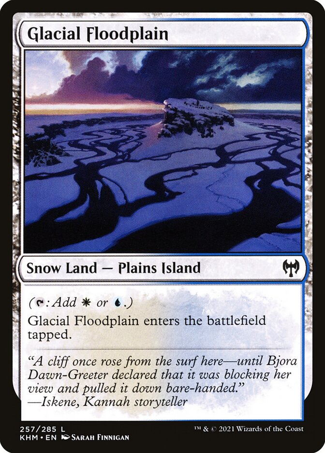 Glacial Floodplain 257 (Kaldheim)  | Good Games Adelaide SA