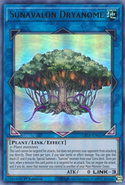 Sunavalon Dryanome [GFTP-EN020] Ultra rare | Good Games Adelaide SA