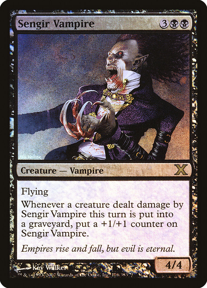Sengir Vampire (Premium Foil) [Tenth Edition] | Good Games Adelaide SA