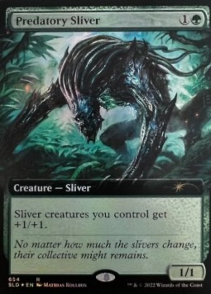 Predatory Sliver (Extended Art) [Secret Lair Drop Promos] | Good Games Adelaide SA