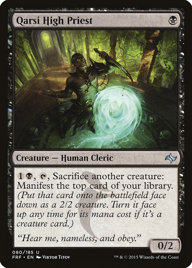 Qarsi High Priest 80/185 (Fate Reforged)  - Foil | Good Games Adelaide SA