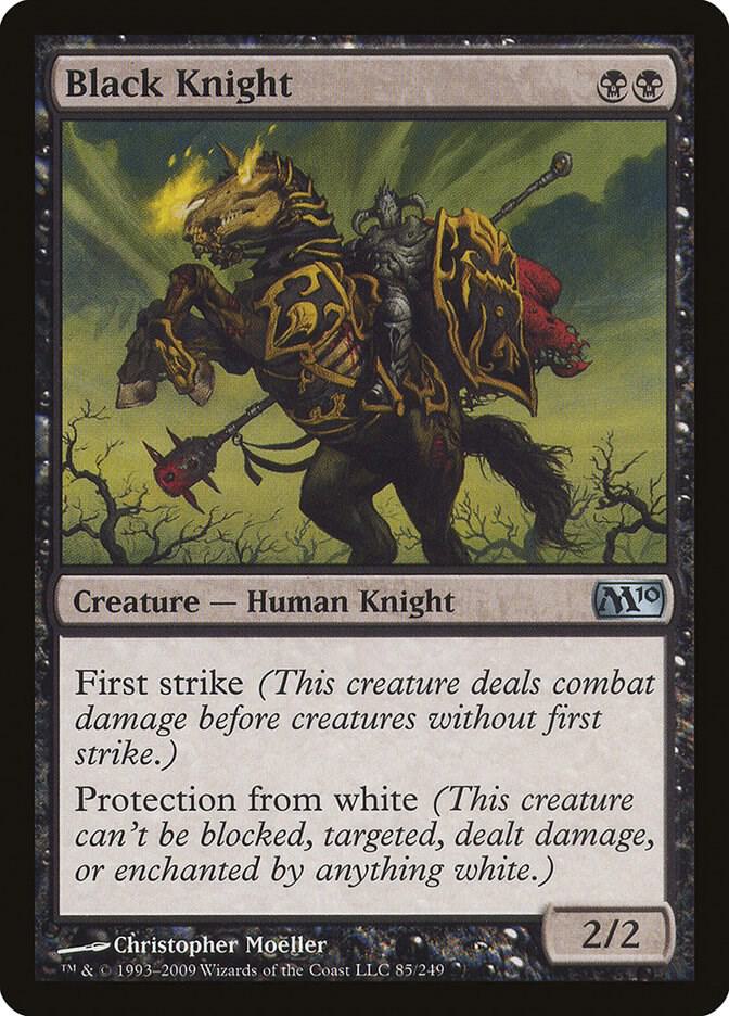 Black Knight 85/249 (Magic 2010 (M10))  - Foil | Good Games Adelaide SA