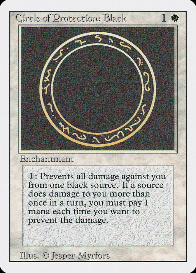 Circle of Protection: Black [Revised Edition] | Good Games Adelaide SA