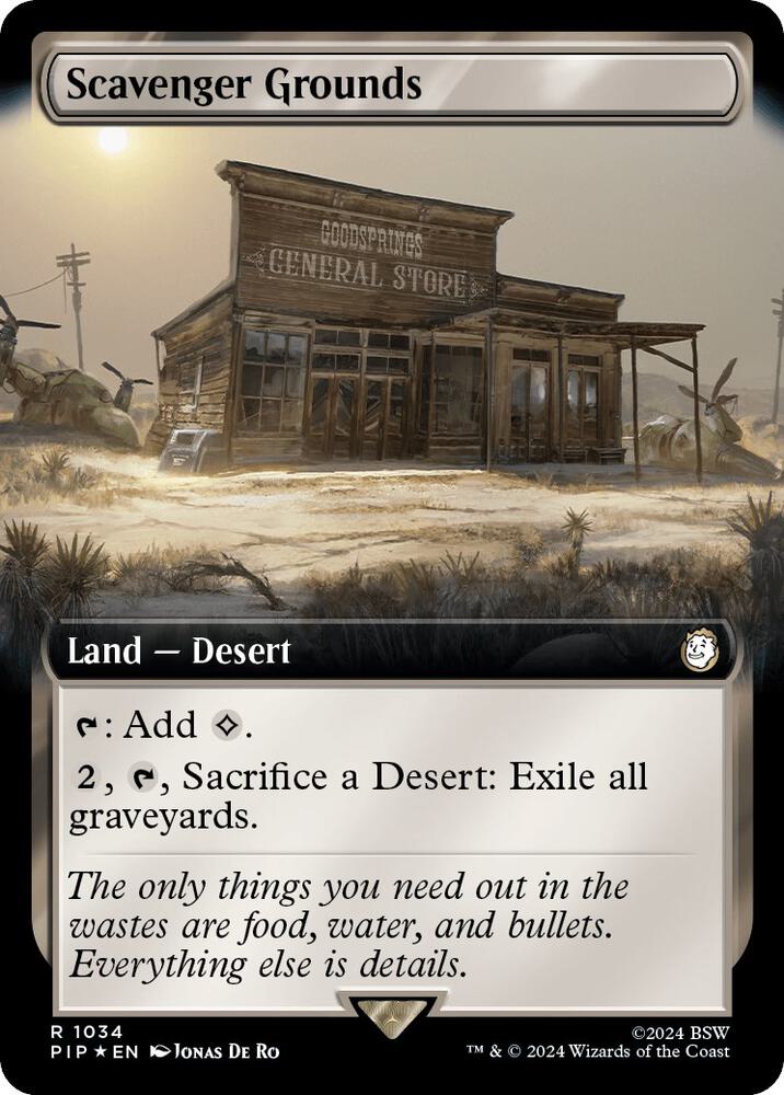 Scavenger Grounds 1034 (Universes Beyond: Fallout)  - Foil | Good Games Adelaide SA