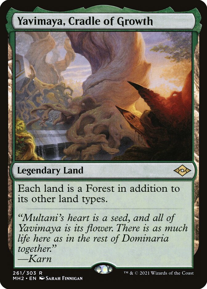 Yavimaya, Cradle of Growth 261 (Modern Horizons 2)  | Good Games Adelaide SA