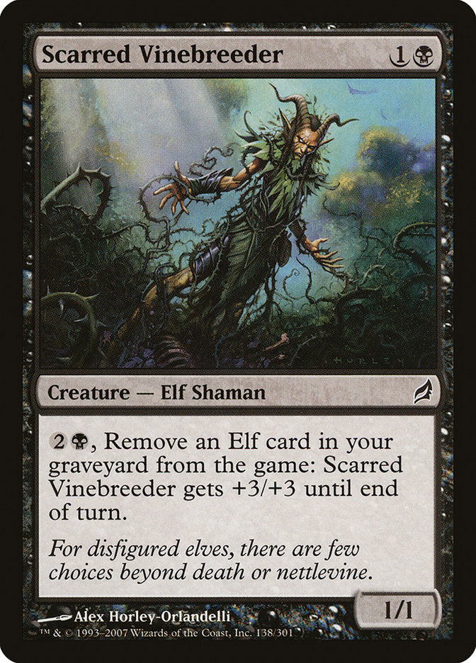 Scarred Vinebreeder 138 (Lorwyn)  - Foil | Good Games Adelaide SA