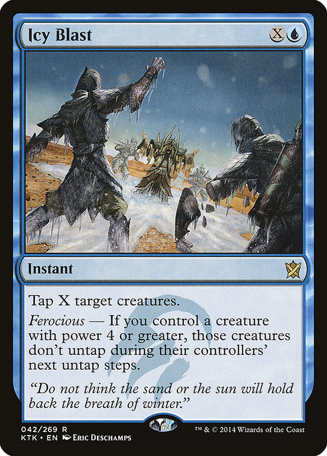 Icy Blast 42 (Khans of Tarkir)  - Foil | Good Games Adelaide SA