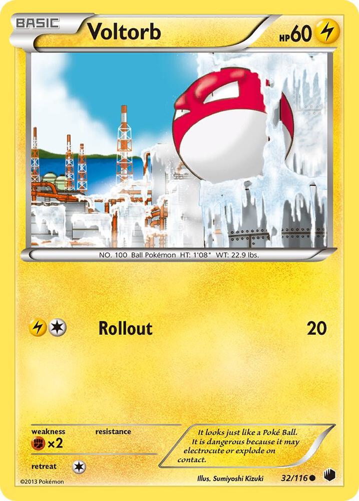 Voltorb 32/116 (Plasma Freeze)  | Good Games Adelaide SA