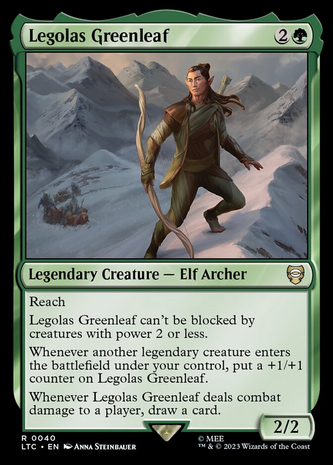 Legolas Greenleaf 40 (Commander: The Lord of the Rings: Tales of Middle-earth)  | Good Games Adelaide SA
