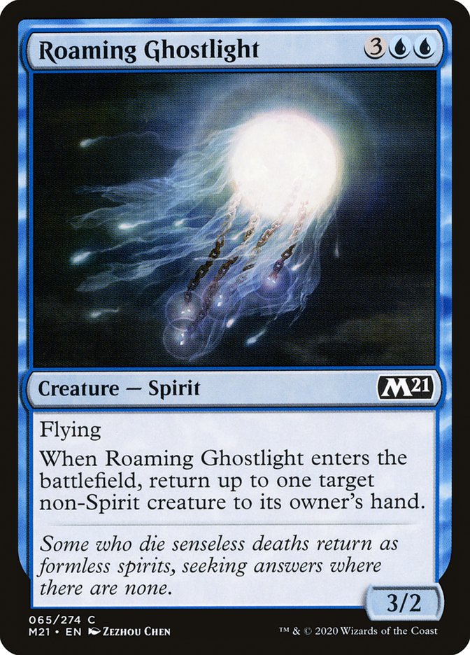 Roaming Ghostlight [Core Set 2021] | Good Games Adelaide SA