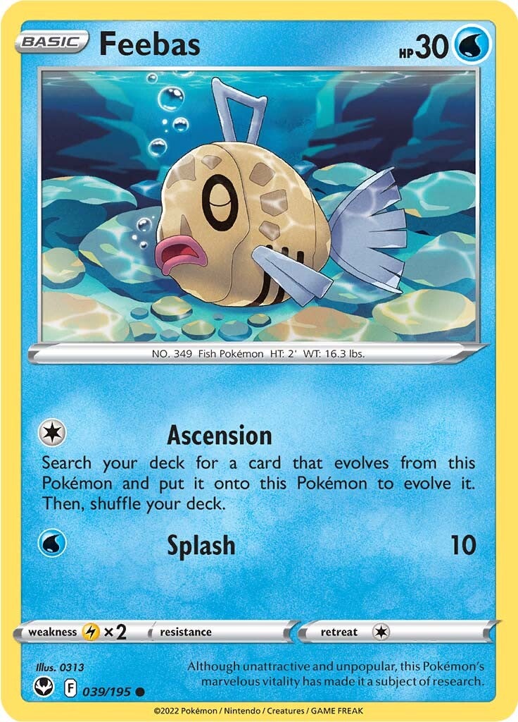 Feebas (039/195) [Sword & Shield: Silver Tempest] | Good Games Adelaide SA