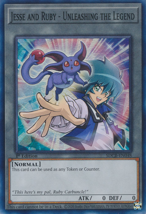 Jesse and Ruby - Unleashing the Legend [SDCB-EN048] Super Rare | Good Games Adelaide SA
