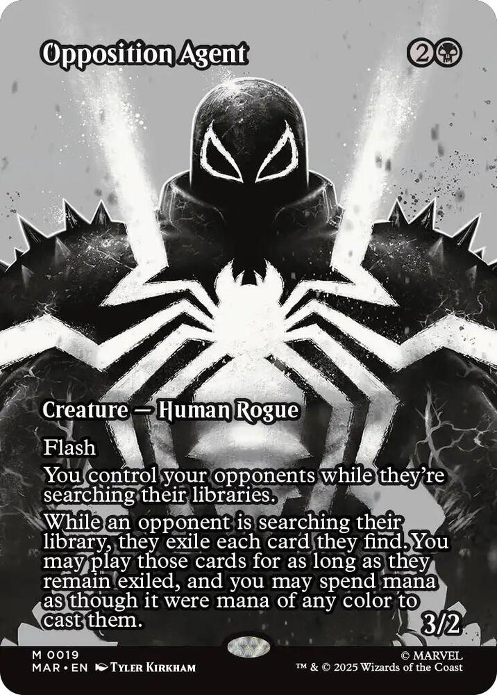 Opposition Agent Borderless 19 (Marvel Universe Eternal-Legal)  - Foil | Good Games Adelaide SA