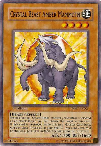 Crystal Beast Amber Mammoth [DP07-EN005] Common | Good Games Adelaide SA