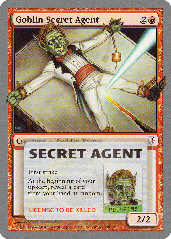 Goblin Secret Agent 79 (Unhinged)  - Foil | Good Games Adelaide SA