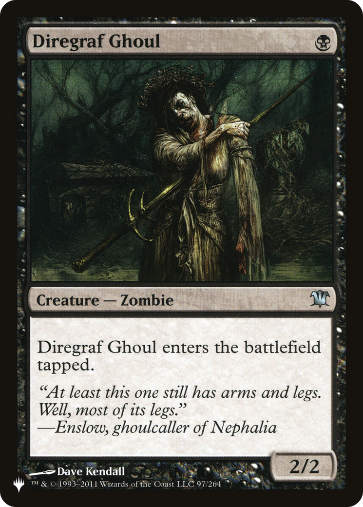 Diregraf Ghoul [The List Reprints] | Good Games Adelaide SA
