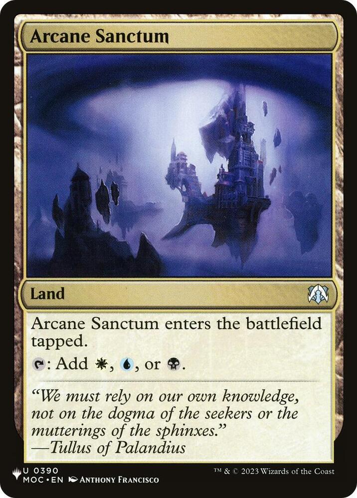 Arcane Sanctum MOC 390 (The List Reprints)  | Good Games Adelaide SA