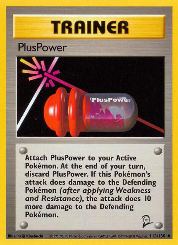 PlusPower 113/130 (Base Set 2)  | Good Games Adelaide SA