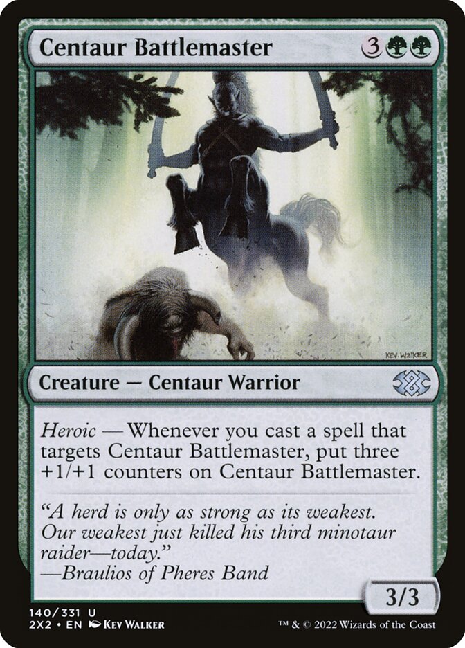 Centaur Battlemaster 140 (Double Masters 2022)  - Foil | Good Games Adelaide SA