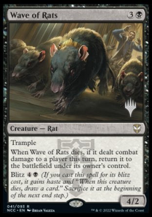 Wave of Rats (Promo Pack) [Streets of New Capenna Commander Promos] | Good Games Adelaide SA