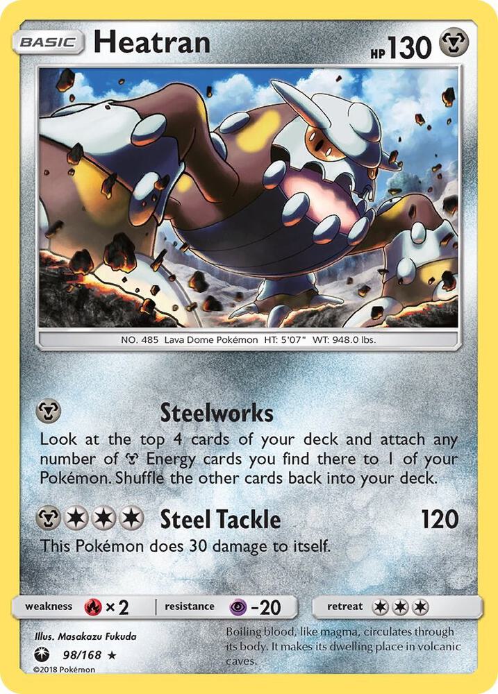 Heatran 98/168 (SM - Celestial Storm)  - Holofoil | Good Games Adelaide SA