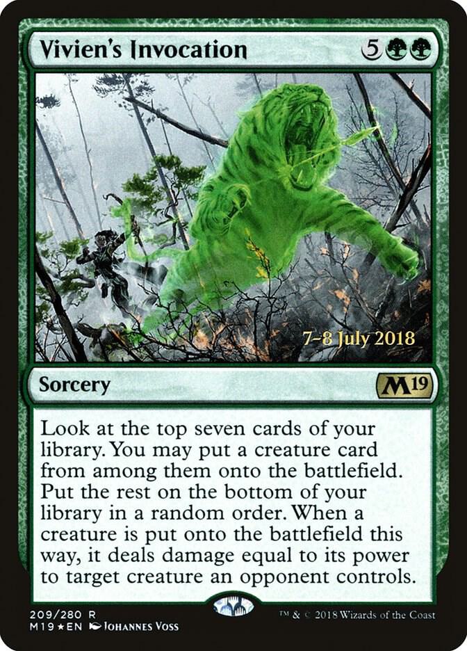 Viviens Invocation 209 (Prerelease Cards)  - Foil | Good Games Adelaide SA