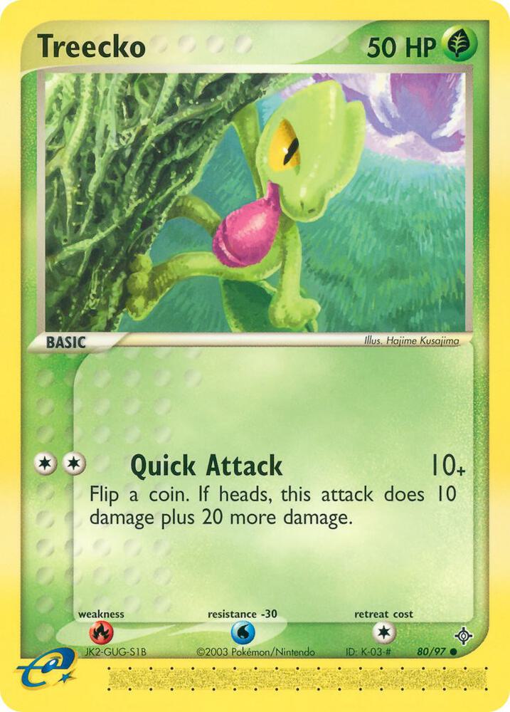Treecko 80/97 (Dragon)  - Reverse Holofoil | Good Games Adelaide SA