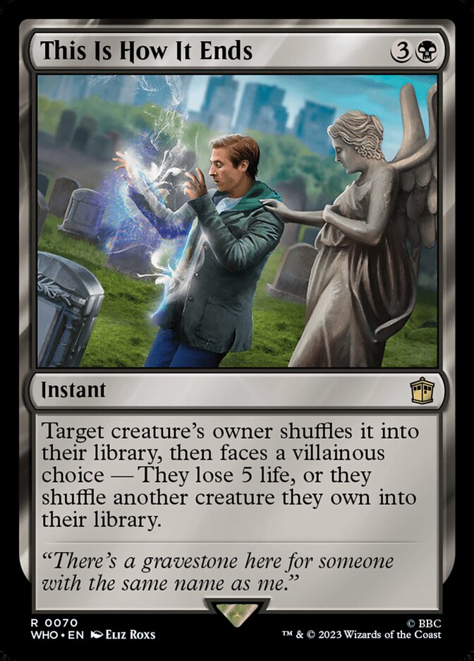 This Is How It Ends 70 (Universes Beyond: Doctor Who)  - Foil | Good Games Adelaide SA