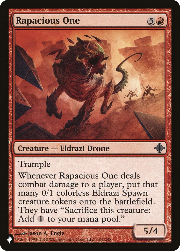 Rapacious One [The List Reprints] | Good Games Adelaide SA
