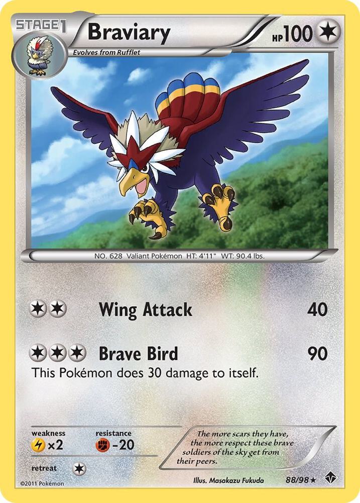 Braviary 88/98 (Emerging Powers)  - Holofoil | Good Games Adelaide SA
