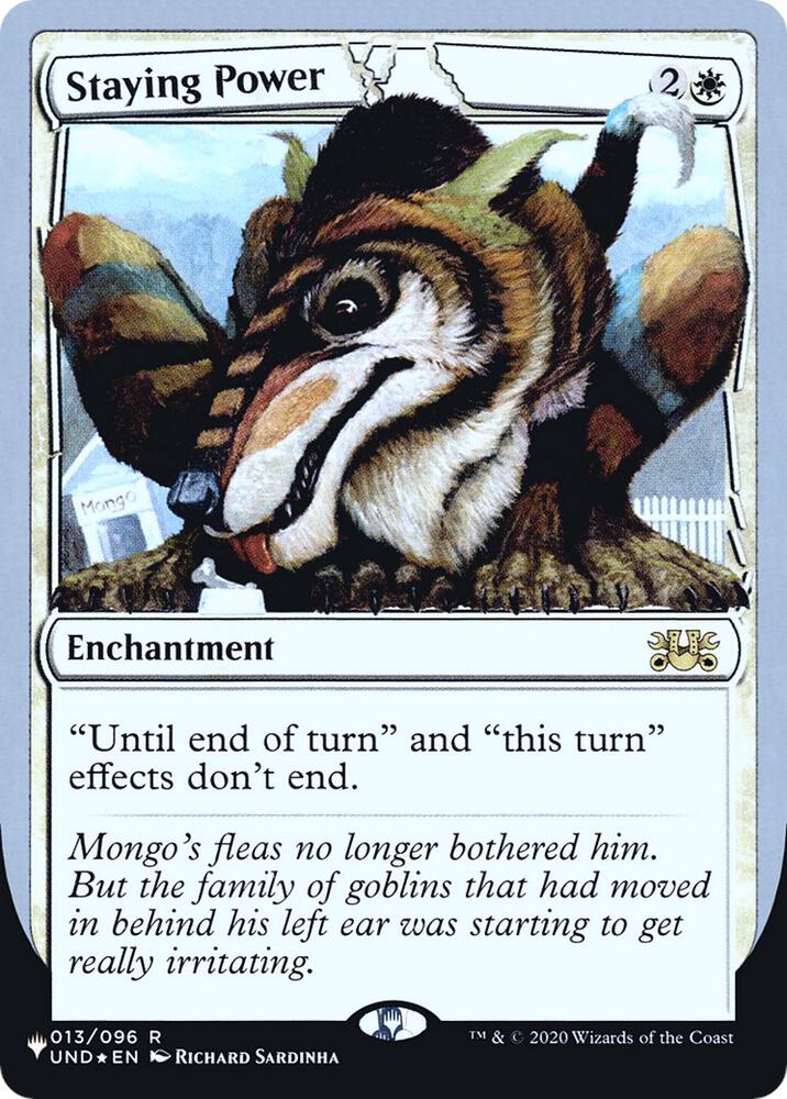 Staying Power 013/096 (The List Reprints)  - Foil | Good Games Adelaide SA