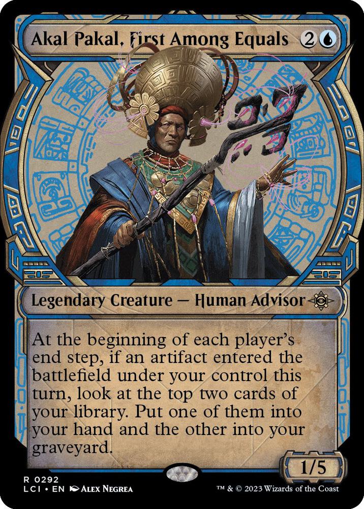 Akal Pakal, First Among Equals 292/291 (The Lost Caverns of Ixalan)  - Showcase Foil | Good Games Adelaide SA