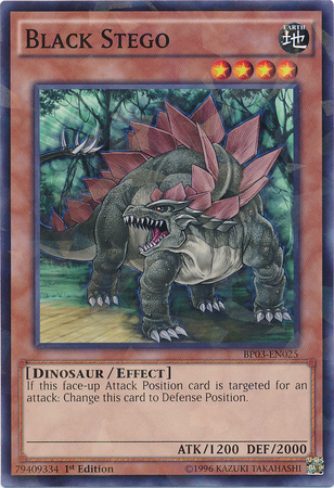 Black Stego [BP03-EN025] Shatterfoil Rare | Good Games Adelaide SA
