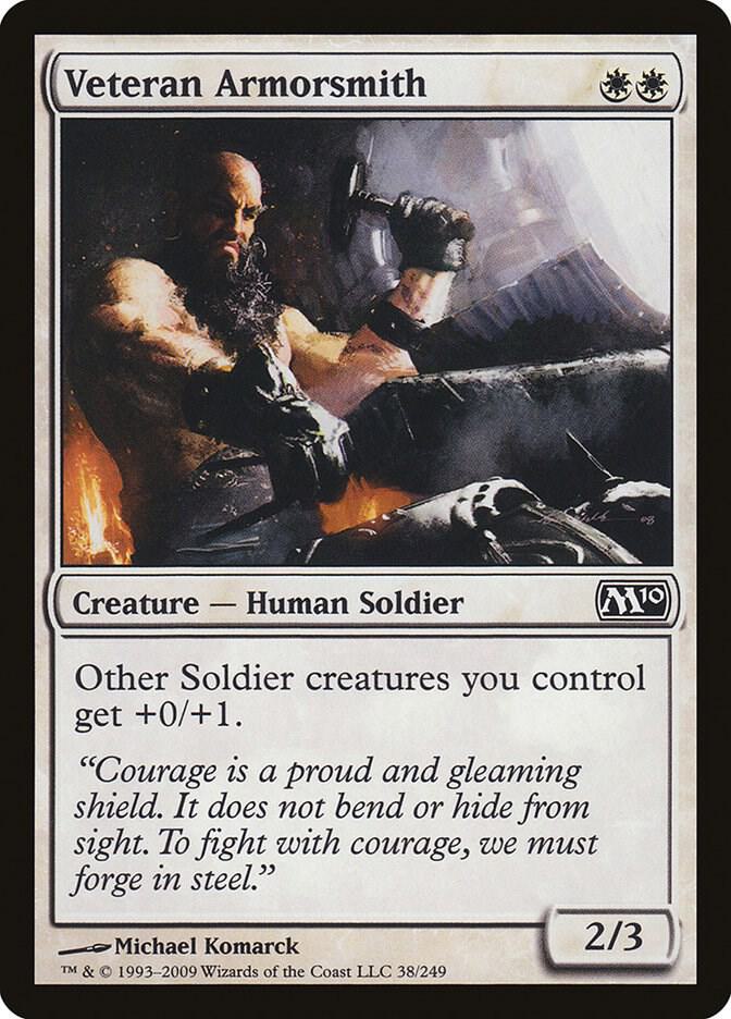 Veteran Armorsmith 38 (Magic 2010 (M10))  - Foil | Good Games Adelaide SA