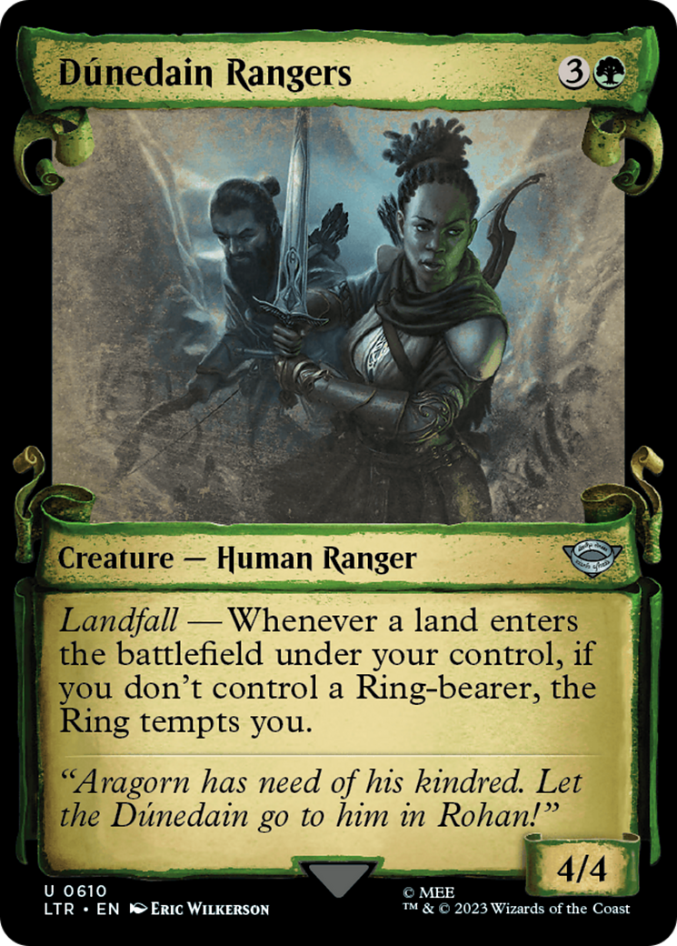 Dunedain Rangers [The Lord of the Rings: Tales of Middle-Earth Showcase Scrolls] | Good Games Adelaide SA
