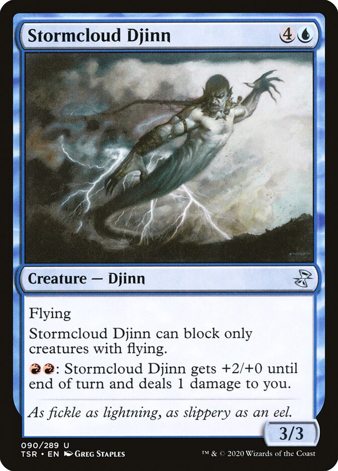 Stormcloud Djinn 90 (Time Spiral: Remastered)  - Foil | Good Games Adelaide SA