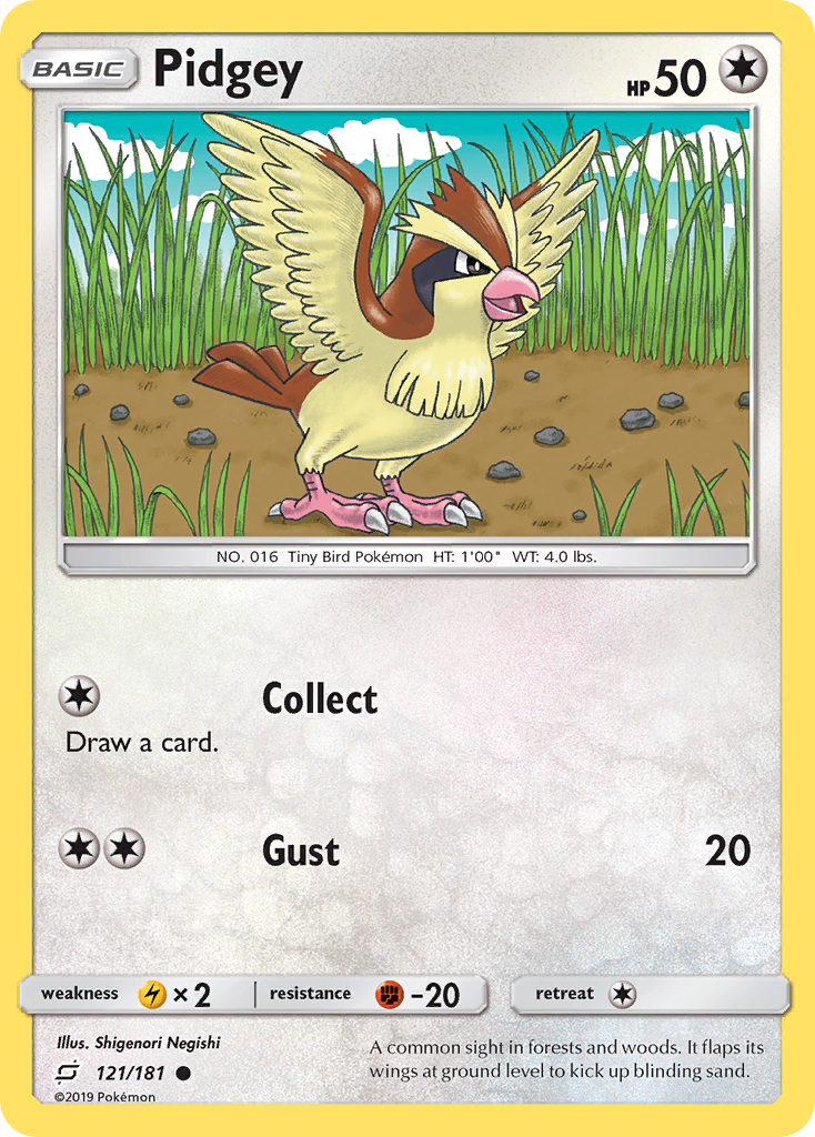 Pidgey (121/181) [Sun & Moon: Team Up] | Good Games Adelaide SA