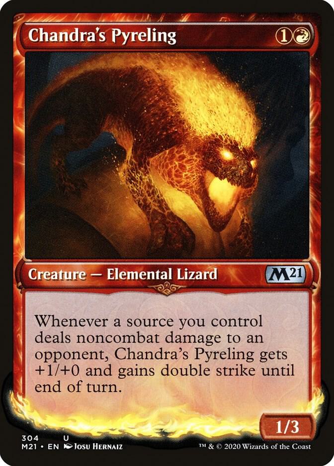 Chandra's Pyreling 304 (Core Set 2021)  - Foil | Good Games Adelaide SA