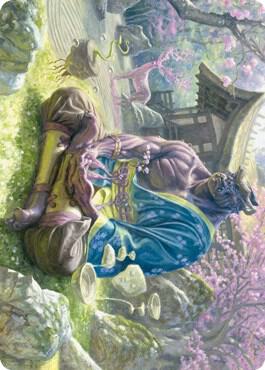 Kosei Penitent Warlord Art Card 8 (Art Series: Kamigawa: Neon Dynasty)  | Good Games Adelaide SA