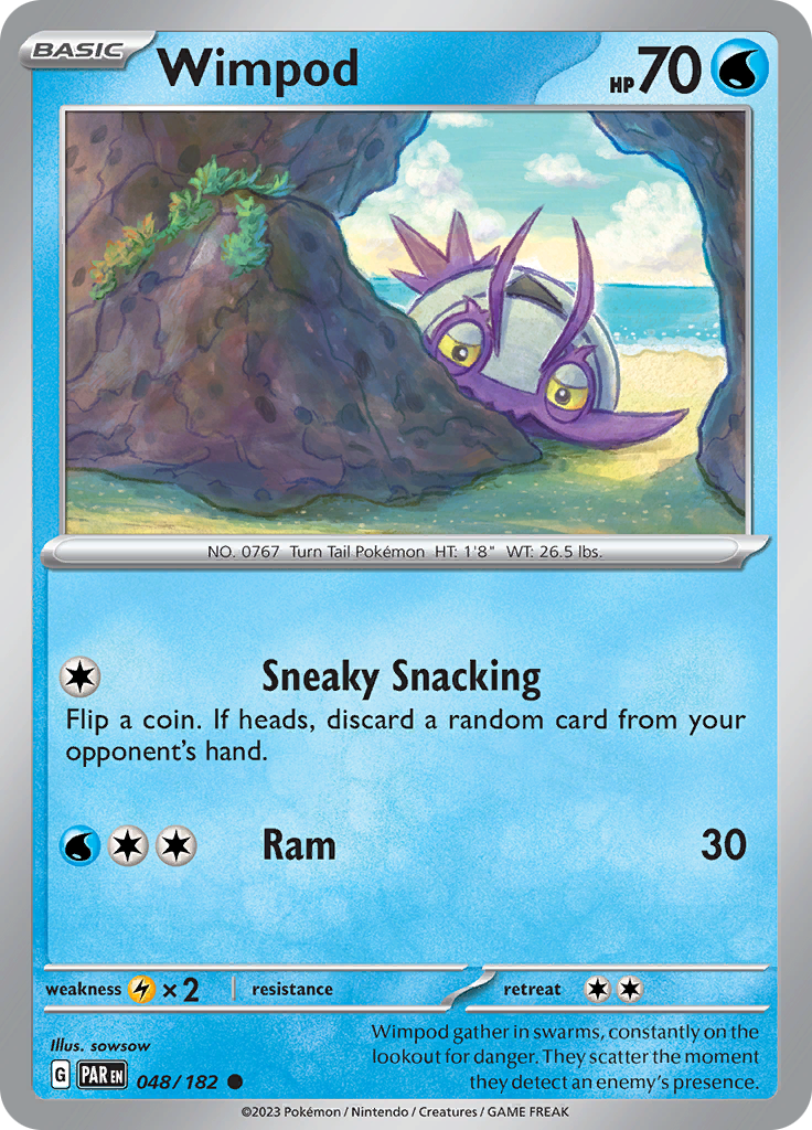 Wimpod (048/182) [Scarlet & Violet: Paradox Rift] | Good Games Adelaide SA