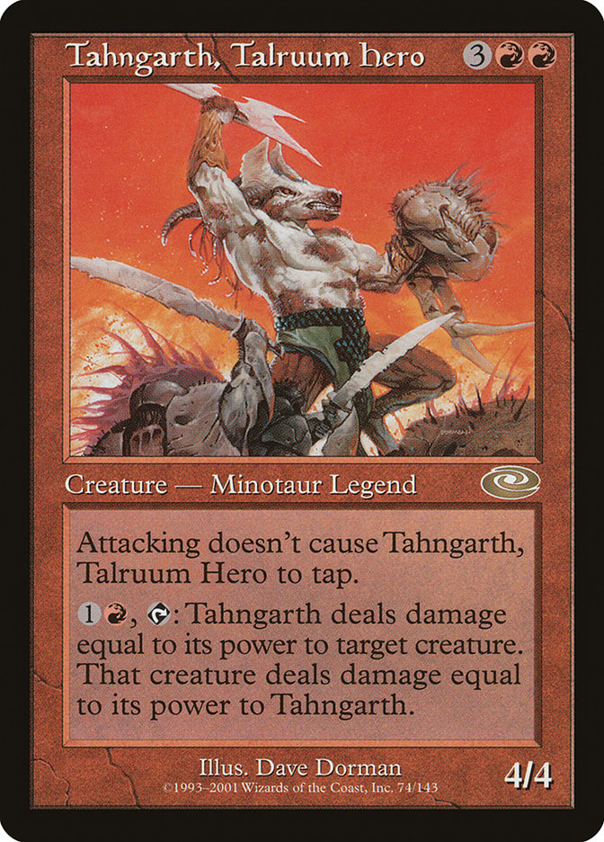Tahngarth, Talruum Hero 74 (Planeshift)  - Foil | Good Games Adelaide SA