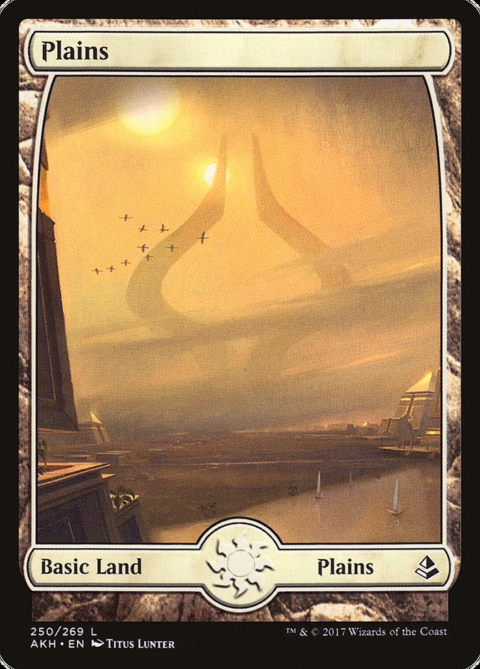 Plains (250) - Full Art [Amonkhet] | Good Games Adelaide SA