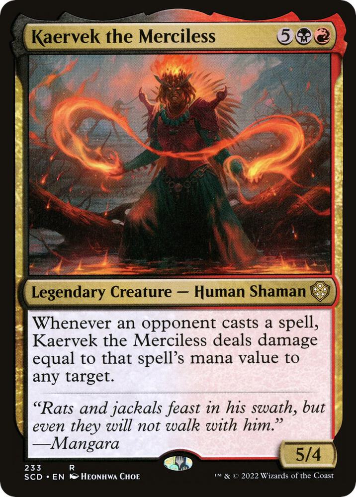 Kaervek the Merciless 233 (Starter Commander Decks)  | Good Games Adelaide SA