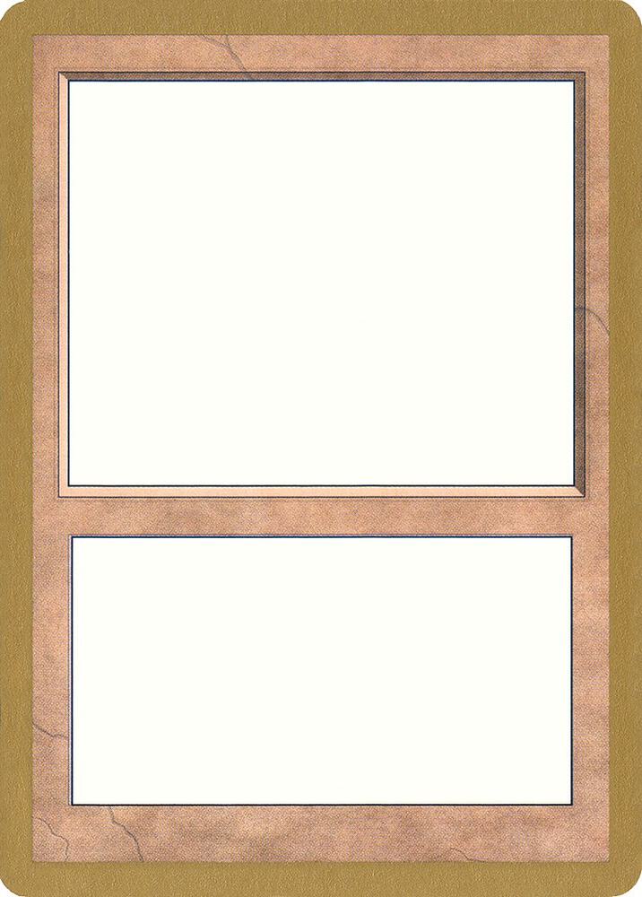 1997 World Championship Blank Card  (World Championship Decks)  | Good Games Adelaide SA