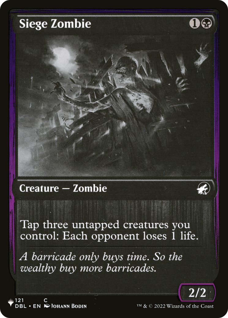 Siege Zombie [The List] | Good Games Adelaide SA