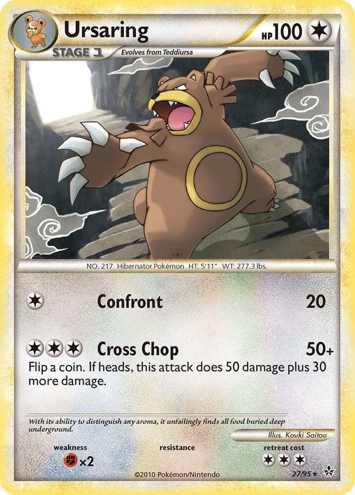 Ursaring 27/95 (Unleashed)  - Reverse Holofoil | Good Games Adelaide SA