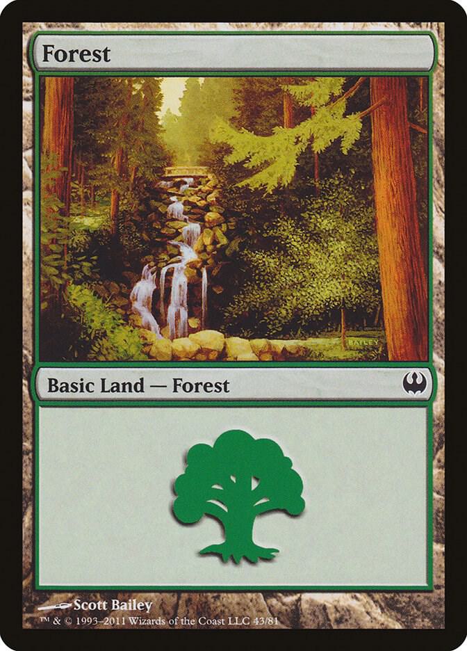 Forest 43 (Duel Decks: Knights vs. Dragons)  | Good Games Adelaide SA