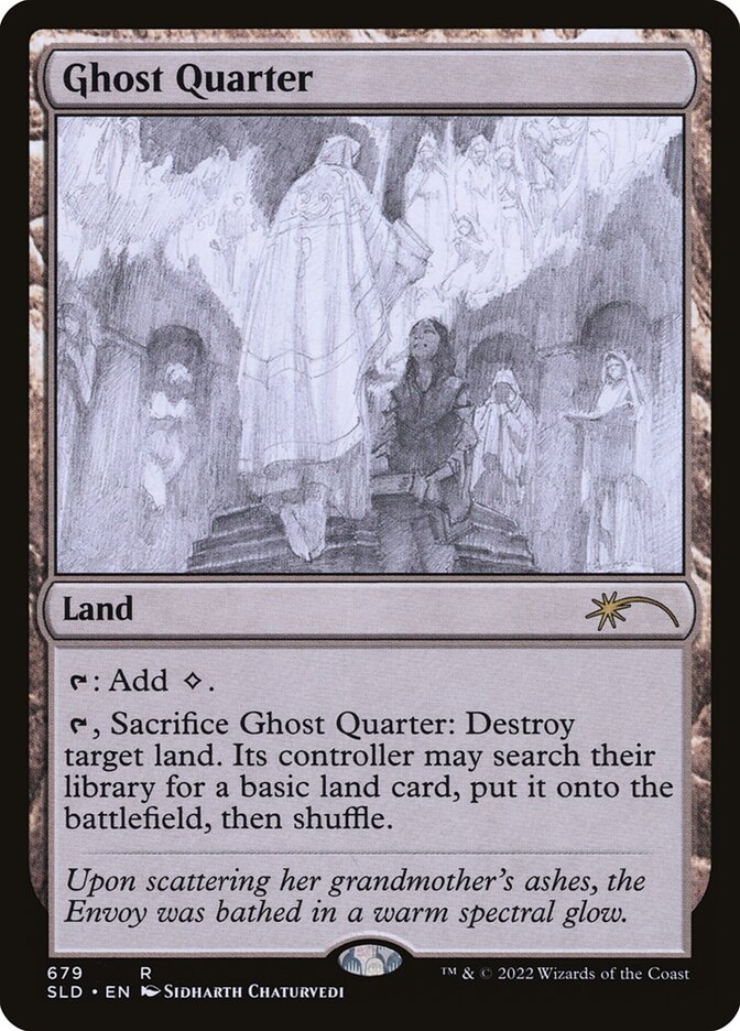 Ghost Quarter (Sketch) [Secret Lair Drop Promos] | Good Games Adelaide SA